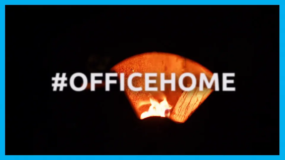 Titelkarte des Kapitels Officehome aus dem Film