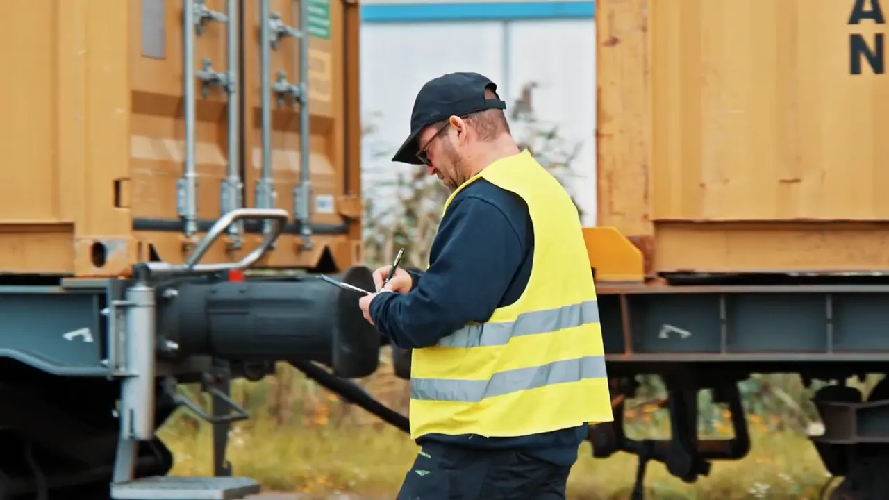 Bobe Spedition. Erklärfilm über das trimodale System am Standort Minden, gedreht vor Ort