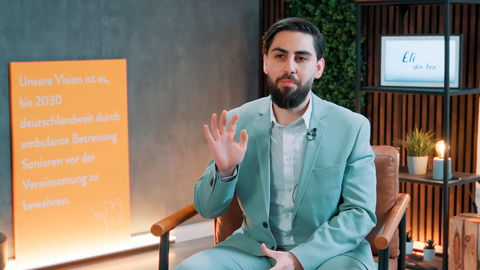 Okan Elibol, Geschäftsführer von Eli die Fee, im Interview vor der Vision des Unternehmens