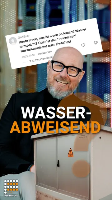 Cover des Reels Trafo wasserabweisend