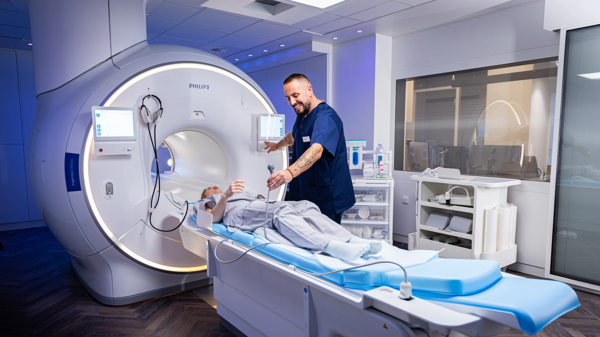 Aufnahme aus der Radiologie und Diagnostik