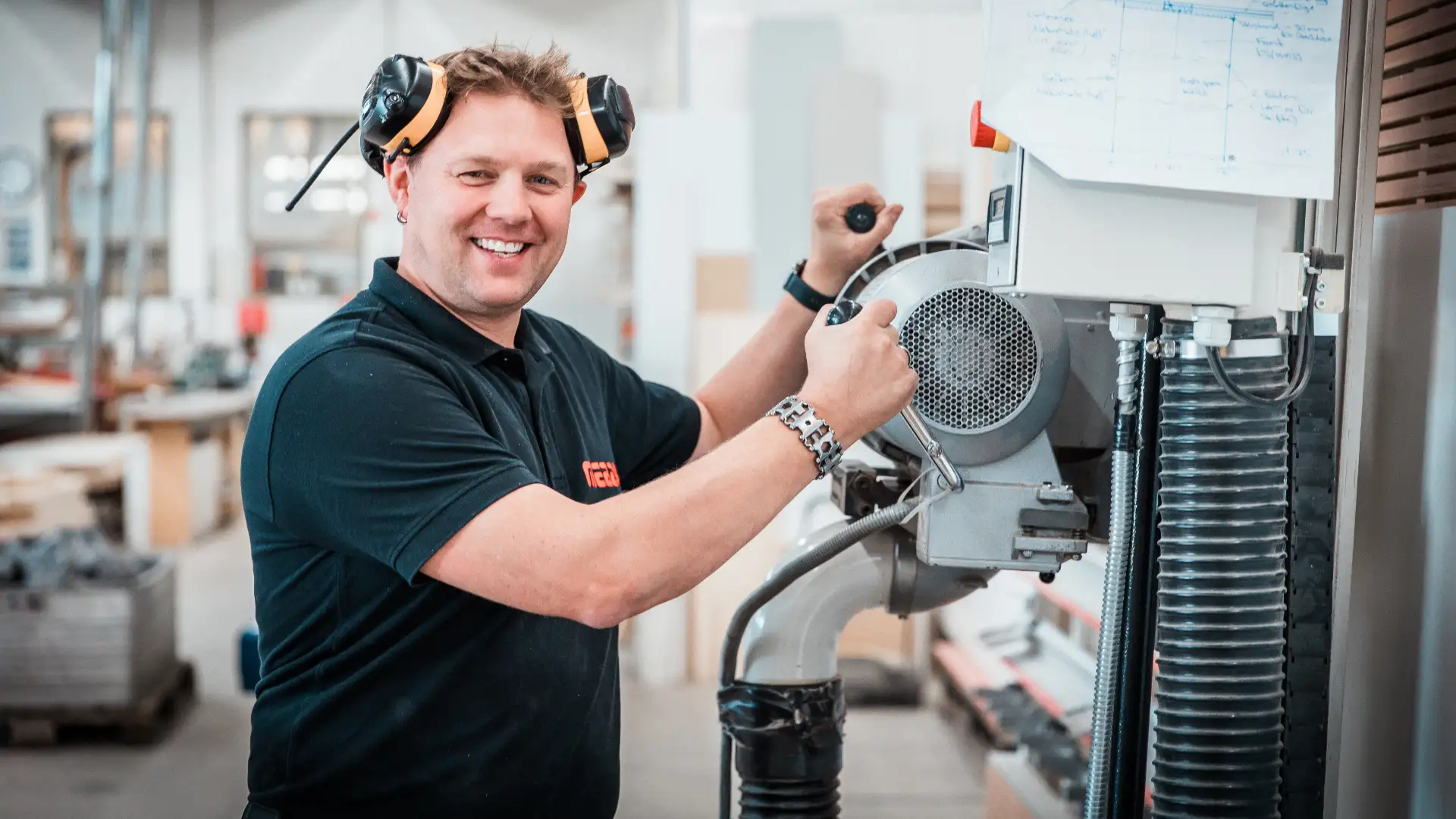 Team-Aufnahme aus einer Handwerksproduktion