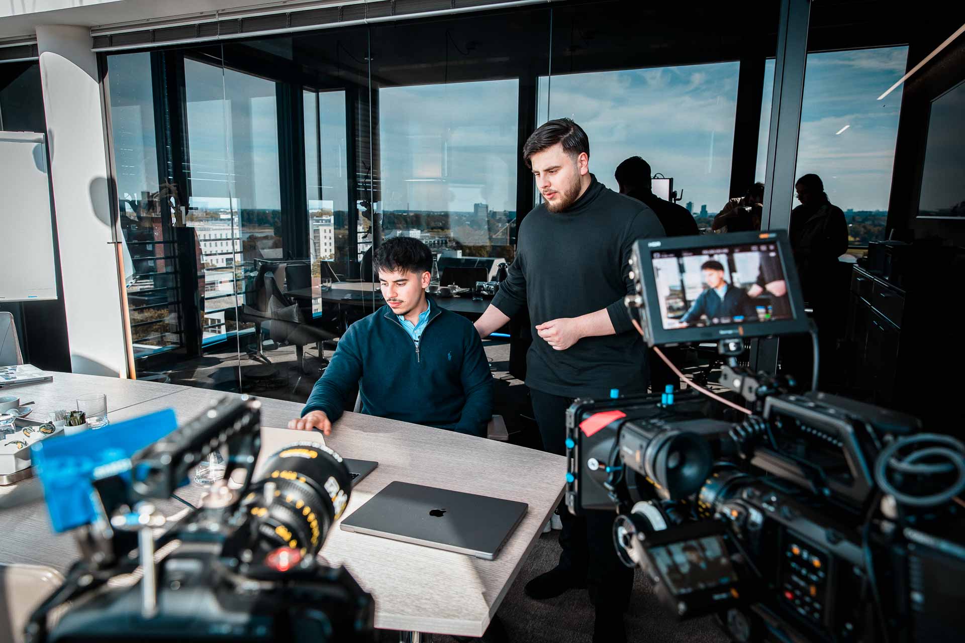 Imagefilmproduktion in der Industriehalle