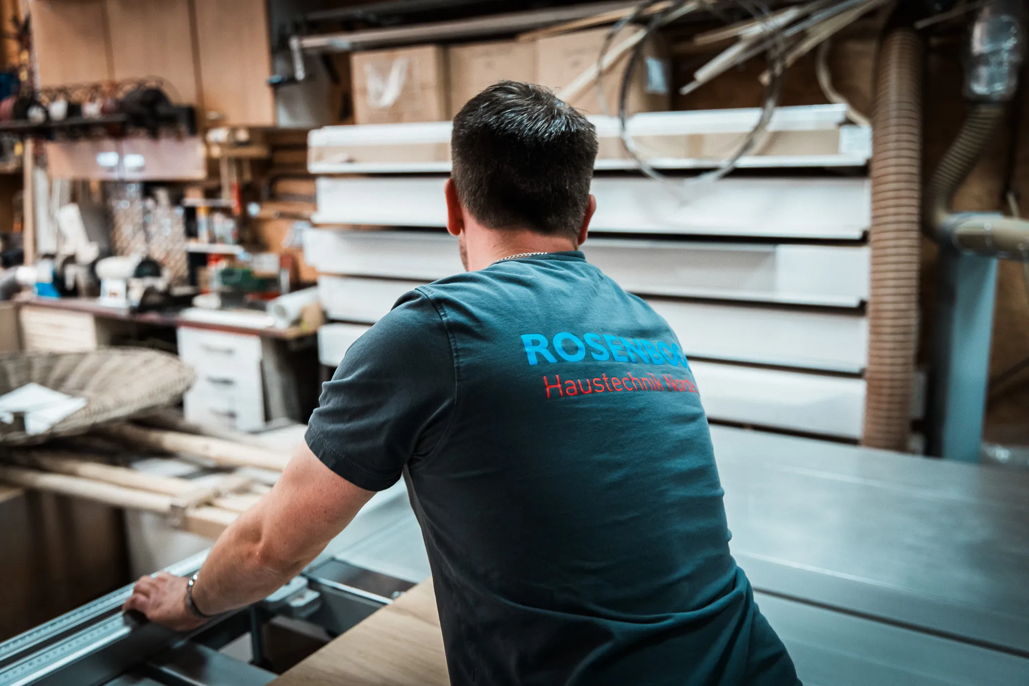 Rosenboom SHK-Handwerk · Detail aus der Werkstatt