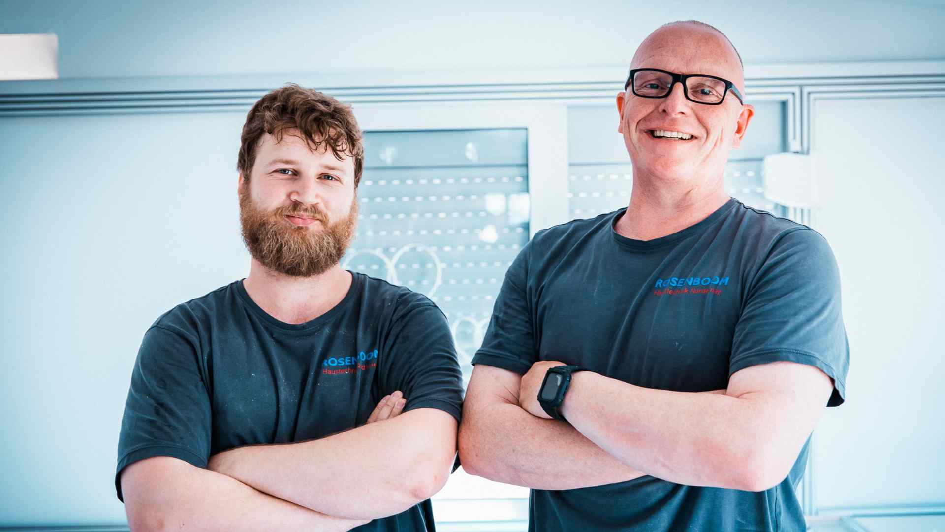 Rosenboom Recruiting · Mitarbeitende vor der Kamera auf Norderney